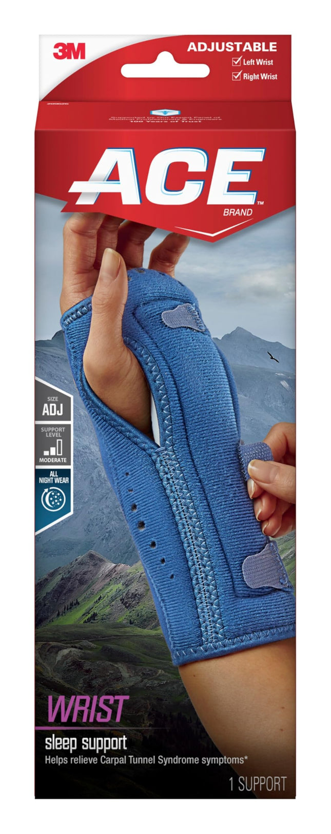 ACE Brand Night Wrist Sleep Support, America's Mos