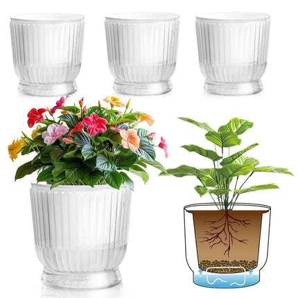 T4U Self Watering Planter, 6 Inch Orchid Pot for P