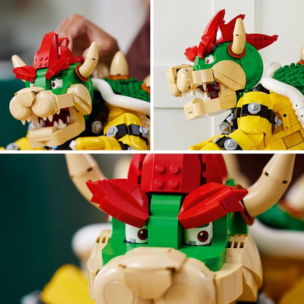 LEGO Super Mario The Mighty Bowser 71411 Building Toy Set; Collectible Gift for Adult Fans (2,807 Pieces), Peach