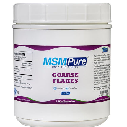 Kala Health MSMPure Coarse Powder Flakes, Organic 