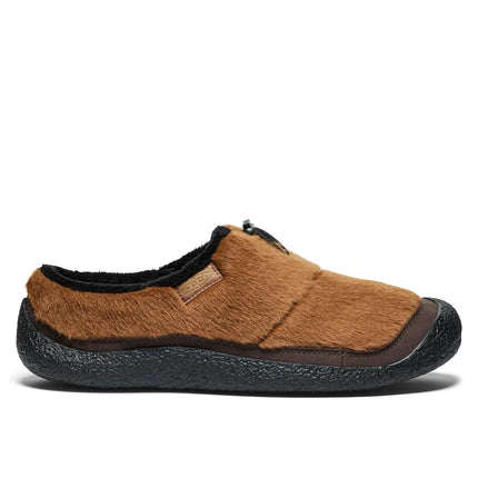 KEEN Men's Howser 3 Slide Comfy Durable Slippers, Bison/Black, 9