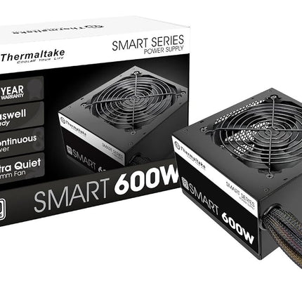 Thermaltake SMART 600W ATX 12V V2.3/EPS 12V 80 Plus Certified Active PFC Power Supply PS-SPD-0600NPCWUS-W
