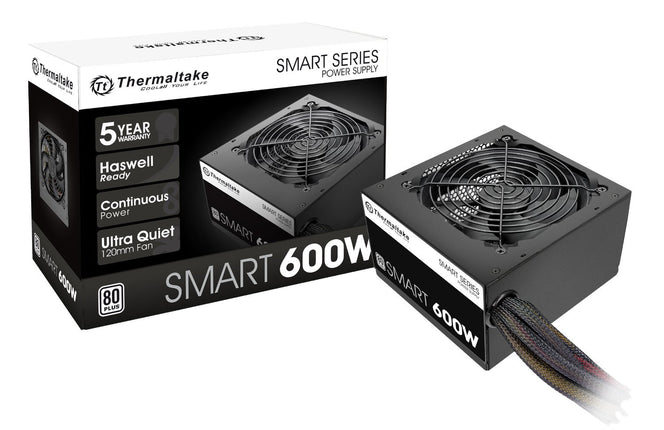 Thermaltake SMART 600W ATX 12V V2.3/EPS 12V 80 Plu