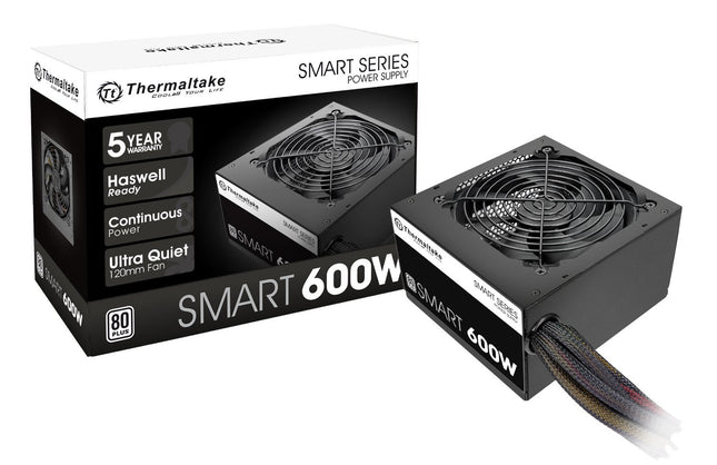 Thermaltake SMART 600W ATX 12V V2.3/EPS 12V 80 Plu