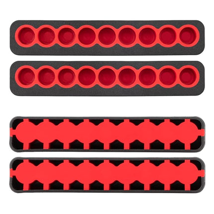 TEKTON 9-Tool 1/4 Inch Bit Rail Set, 2-Piece | ODB91000