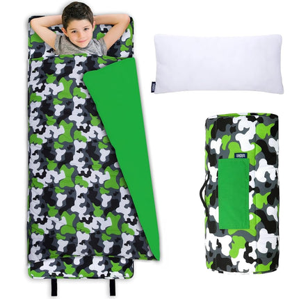 Wildkin Original Nap Mat with Pillow for Toddler B