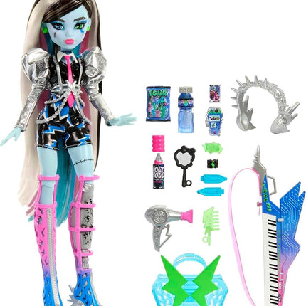 Mattel Monster High Doll, Amped Up Frankie Stein R