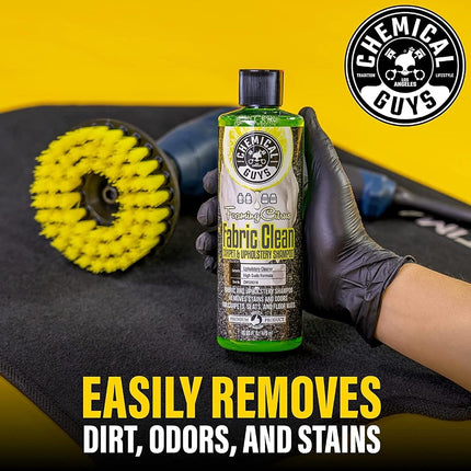 Chemical Guys Foaming Citrus Fabric Clean – Carpet & Upholstery Shampoo and Odor Eliminator – Safe for Cars, Trucks, SUVs, Motorcycles, RVs & More – 473 ml, 2 Pack