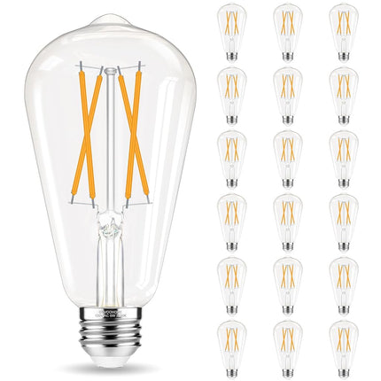 GvvooHome Edison Bulbs 60 watt Equivalent, E26 Bul