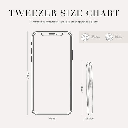 Tweezerman Exclusive 40th Birthday Slant Tweezer (Stainless Steel)