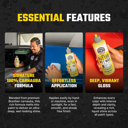 Chemical Guys WAC_201_16 Butter Wet Wax (16 oz)