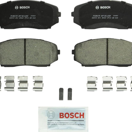 BOSCH BC1258 QuietCast Premium Ceramic Disc Brake Pad Set - Compatible with Select Ford Edge; Lincoln MKX; Mazda CX-5, CX-7, CX-9; FRONT