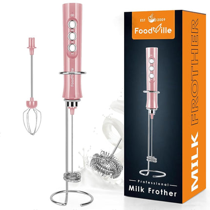 BourneHouse USB Rechargeable Milk Frother, Handhel