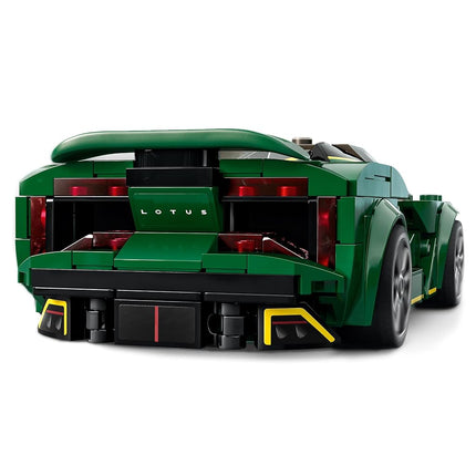 LEGO 76907 Speed Champions Lotus Evija Voiture de Course, Jouet Réduit Avec Minifigure de Pilote de Course, Jouet Pour Enfants