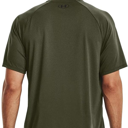 Under Armour Men's Tech 2.0 5c Short Sleeve T-Shirt, (390) Marine Od Green / / Black, Large