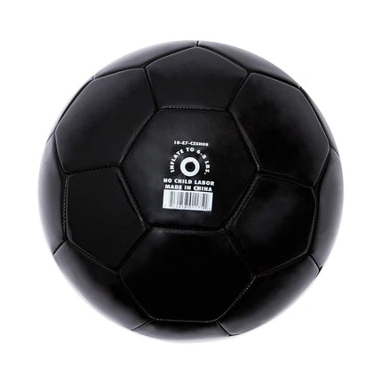 Champion Sports Extreme Series Soccer Ball, Regulation Size 5 - Collegiate, Professional, and League Standard Kick Balls - All Weather, Soft Touch, Maximum Air Retention - For Adults, Teenagers, Black