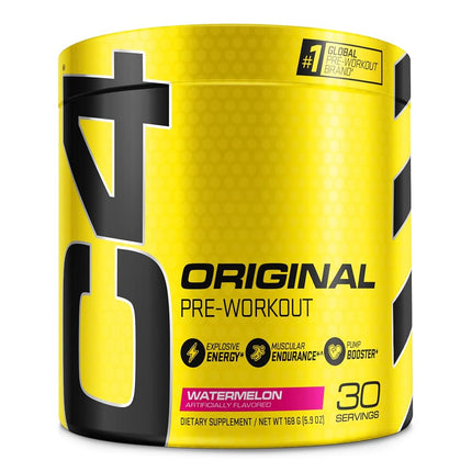 Cellucor C4 Original Pre Workout Powder Energy Drink w/ Creatine, Nitric Oxide & Beta Alanine, Watermelon, 30 Servings