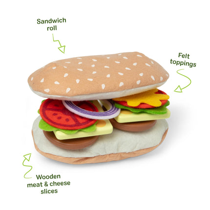 Melissa & Doug Mostrador de Sándwiches Slice And StackMD31650