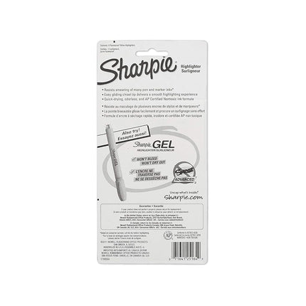 Sharpie Accent Tank Highlighters, Chisel Tip, Fluorescent Yellow, 4-Count (Pack of 2)