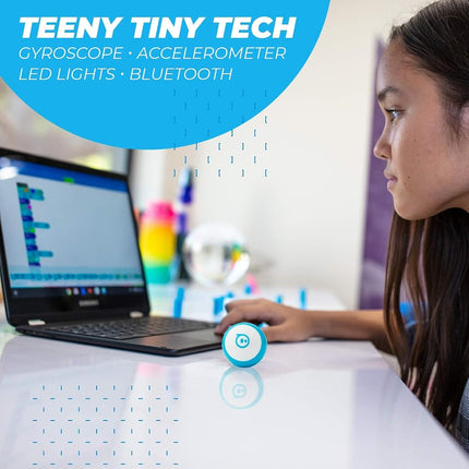 Sphero Mini Blue Coding Robot Ball for Kids | Fun STEM & AI Learning and Gaming | For Ages 8+ | Tabletop Friendly