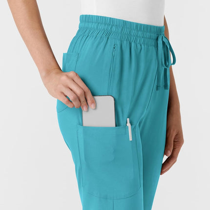 WonderWink Women's Bootcut Scrub Pant, Teal, 4X