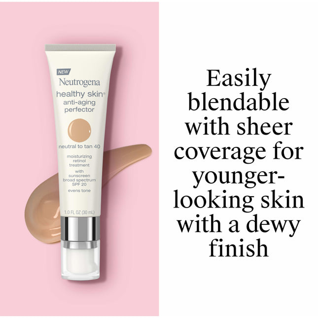 NEUTROGENA - Healthy Skin SPF 20 Anti Aging Perfector Neutral to Tan - 1 fl. oz. (30 ml)