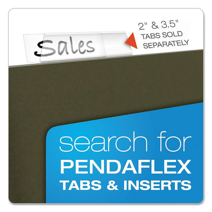 Pendaflex 81620EE Recycled Hanging Folders, Legal Size, Standard Green, 25/BX (81620)
