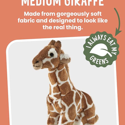 Living Nature Giraffe Soft Toy - Safari Plush Keepsake