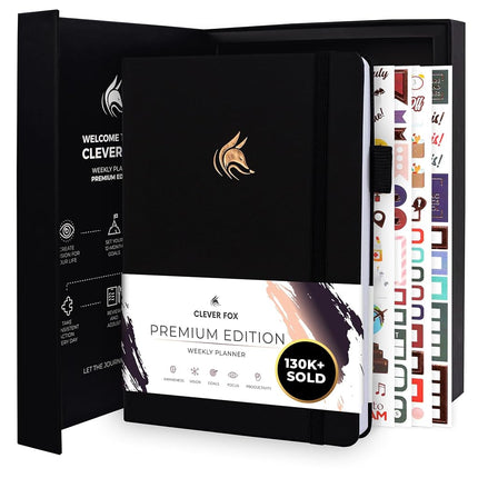 Clever Fox Planner Premium Edition - Luxurious Wee