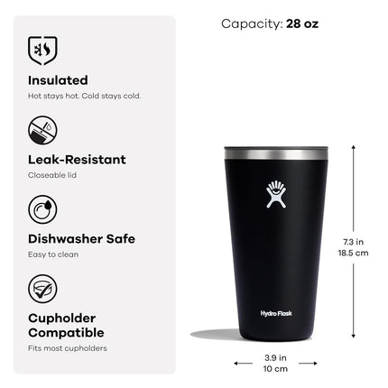 Hydro Flask 28 Oz All Around Tumbler Press-in Lid Agave