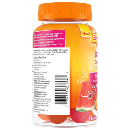 Emergen-C Kidz Daily Immune Support Dietary Supplements, Flavored Gummies with Vitamin C and B Vitamins, Fruit Fiesta Flavored Gummies - 44 Count
