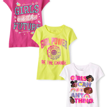 The Children's Place Girl Power Short Sleeve Graph