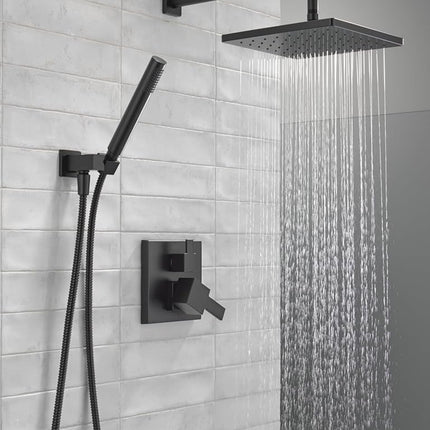 Delta 342701-BL Modern Shower System, Matte Black