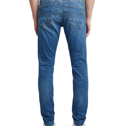 G-STAR Men's Revend Skinny Jeans, Multicolour (medium indigo aged 51010-8968-6028), 34W / 34L