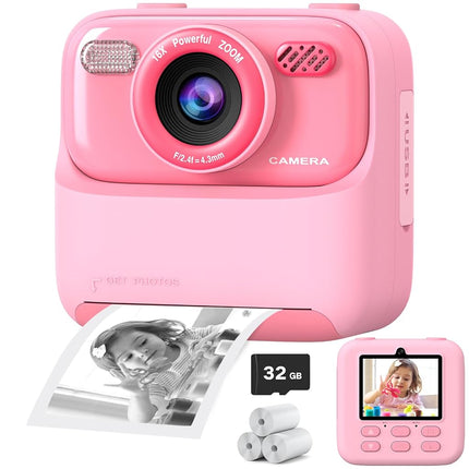Upgrade Kids Camera Instant Print for Boys and Gir