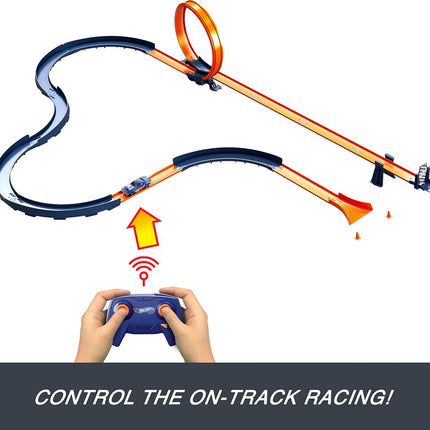 Hot Wheels RC Speed Challenge Track Set & Remote-Control Toy Car