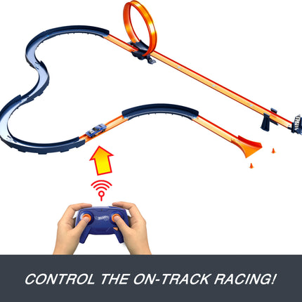 Hot Wheels RC Speed Challenge Track Set & Remote-Control Toy Car