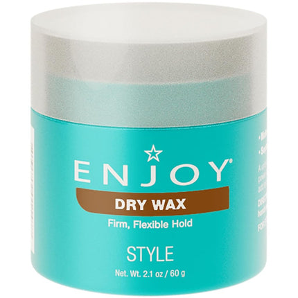ENJOY Dry Wax (60ml) - Non-Greasy, Pliable Hair Wax