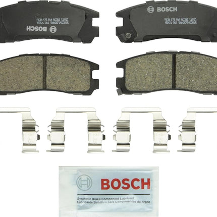 BOSCH BC383 QuietCast Premium Ceramic Disc Brake Pad Set - Compatible with Select Chrysler Sebring; Dodge Avenger, Stealth, Stratus; Eagle Talon; Mitsubishi 3000GT, Eclipse; Plymouth + More; REAR