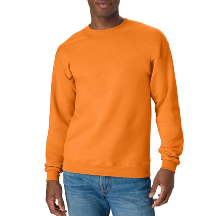 Hanes Mens P160 Sweatshirt, Safety Orange, S UK