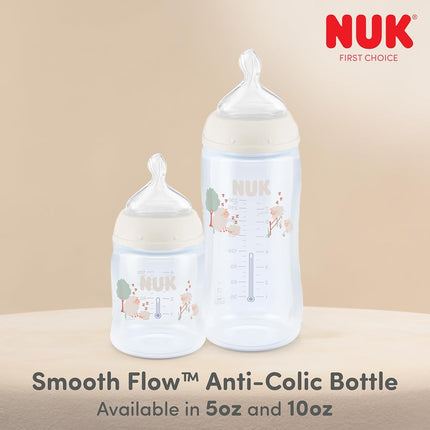 NUK Simply Natural Glass Bottles, 4 Oz, 3 Pack
