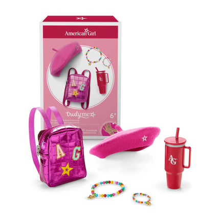American Girl Ag Star Squad Mini Backpack & Access
