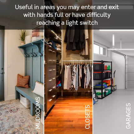 Leviton Motion Sensor Light Switch, Motion Activated, Auto-On/Auto-Off or Manual-On, 5 Amp, No Neutral Wire Required, Single Pole or 3-Way, DOS05-1LZ, White/Ivory/Light Almond