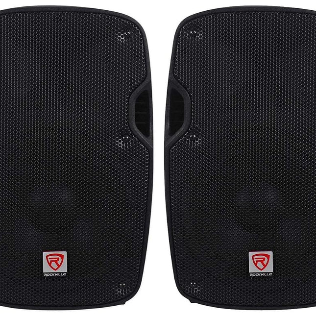 2) Rockville SPG88 8" Passive 800W DJ PA Speakers 