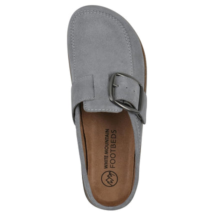 WHITE MOUNTAIN Women's Bueno Mule, Blue Raspberry/Suede, 9 UK