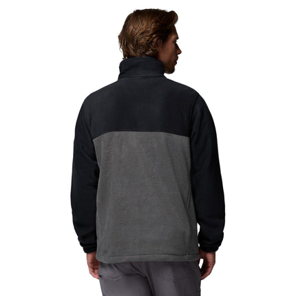 Columbia Men's Steens Mountain Full Zip 2.0 Full Zip Fleece Jacket, Black x Grill, Size S