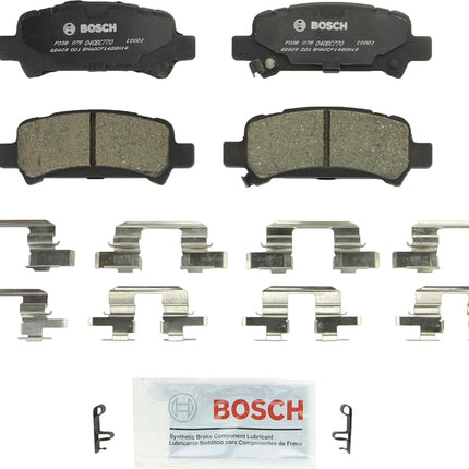 BOSCH BC770 QuietCast Premium Ceramic Disc Brake Pad Set - Compatible with Select Subaru Baja, Forester, Impreza, Legacy, Outback; REAR