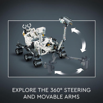 LEGO Technic NASA Mars Rover Perseverance 42158 Building Toy Set with AR App Experience, Science Discovery Set, Learn About Vehicle Engineering,Construction Toy