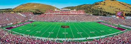 MasterPieces Colección de Puzles Panorámicos NCAA de 1000 Piezas - Puzle Panorámico de 1000 Piezas de Montana NCAA
