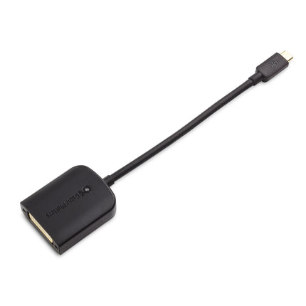 Adaptador USB C a DVI de Cable Matters (Adaptador USB-C a DVI) en negro - Puerto Thunderbolt 3 compatible con MacBook Pro, Dell XPS 13, 15, HP Spectre x360, Surface Pro, Yoga 910 y más
